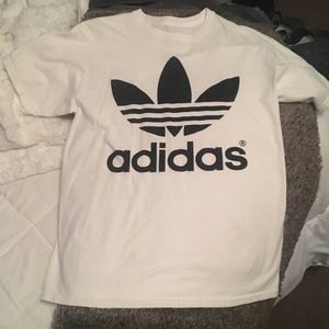 White adidas shirt
